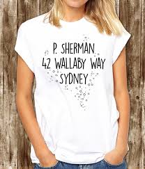 Disney P Sherman 42 Wallaby Way Sydney T Shirt Finding Nemo Shirts Women S Plus Size Disney Shirts Womens Shirts Disney Shirts For Men Pitbull Shirts