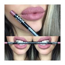 карандаш для губ Nyx Professional Makeup Slim Lip Pencil Nyx Mauve Nyx Cosmetics Kylie Jenner Lips Mauve Lips