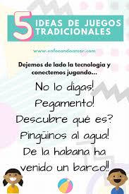 Incluso en las clases que pudiéramos considerar como más tradicionales la pizarra y los libros son parte integrante y necesaria de las mismas. Ideas De Juegos Tradicionales Juegos Tradicionales Juegos De Palabras Divertidos Juegos