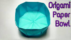 Sometimes i like to joke that half my job is just figuring out how to corral and contain my insane mess of paper crafts supplies — it can get overwhelming pretty quickly. How To Make Origami Paper Bowl Easy Paper Crafts Origami Tutorial Step By Step Youtube