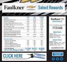 faulkner chevrolet lancaster select rewards are in lancaster faulkner chevrolet lancaster select
