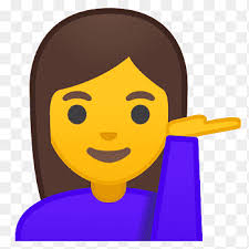 Emojipedia Femme Geste Signification, Emoji, visage, main png