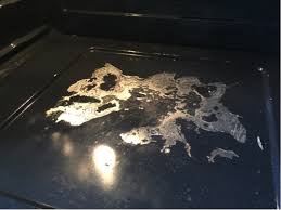 The oven racks will be much easier to clean than the inside of the oven. How Do I Remove Aluminum Foil From The Bottom Of My Oven Seasoned Advice