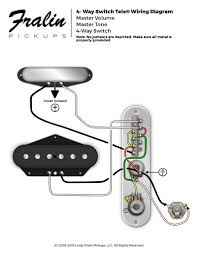 I'm want to modify my stock telecaster wiring to a: Wiring Diagrams By Lindy Fralin Guitar And Bass Wiring Diagrams
