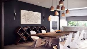Rustic dining room sets don't just belong in a log cabin or mountain home. Dining Room Design Idea This Contemporary Dining Room Has As A Center Piece A Table Wit Rustic Dining Room Sets Rustic Dining Room Table Minimalist Dining Room