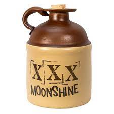Amazon.com | Thousand Oaks Barrel Co. XXX Glass Moonshine Jug (750ml) -  Traditional Old Style, Engraved Glass Liquor Whiskey Decanter Bottle  w/Natural Cork Stopper and Finger Ring - Moonshine Gifts for Men (