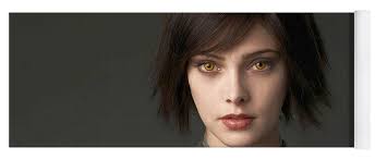 Alice Cullen Ashley Greene Twilight Actress UHD Yoga Mat by Art Twister