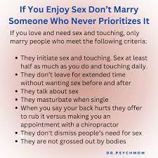If You Enjoy Sex Don't Marry Someone Who Never Prioritizes It