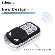 2020 New Rolling Code Remote Control Replacement For Garage Door Gate Program On Receiver No Need Original Remotes Door Remote Control Aliexpress