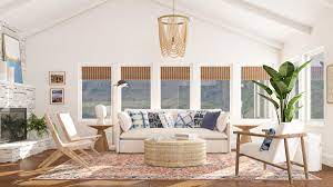 From the outside, this home communicates historically accurate new england coastal architecture, yet the sunroom appears to be enclosed by a fully glazed wall similar to those found in. Coastal Living Room 2 Ways To Get The Look Modsy Blog