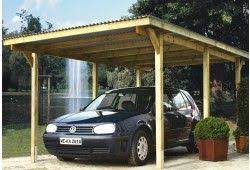 Pour Proteger Votre Voiture Des Intemperies Building A Carport Flat Roof Shed Carport