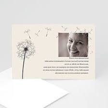 Carte Deces Universel Dents De Lion Carte De Remerciement Deces Carte Deces Carte Remerciement