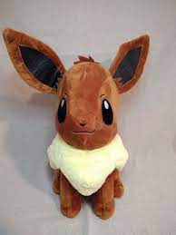 Pokemon Eevee Plush This Used To Be A Backpack But The Straps Were Removed That Explains The Zipper Pocket Eevee Plush Pokemon Stuffed Animals Pokemon Eevee