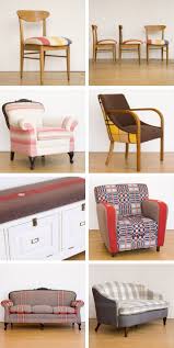 Blanket Furniture Made From Vintage Chairs And Reupholstered With Old Wool Blankets Foxinthepine Furniture Upholstery Furniture Upcycled Furniture