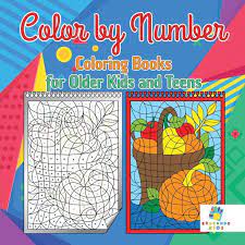 48 beautiful designs high quality premium 130gms paper matt cover 200gms suitable for pencils, pens, felt tips pens, and acrylic pens great for sustaining attention. Color By Number Coloring Books For Older Kids And Teens Paperback Walmart Com Walmart Com