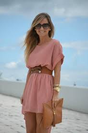 Pink Dress Fashion Summer Outfit Inspiration Casual Dresses