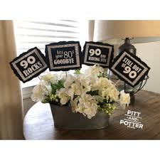 90th Birthday Ideas For Grandma 90th Birthday 90th Birthday Party Decorations Birthday Centerpieces Birthday Centerpieces For Table 90th Birthday Gift Woman In 2020 90th Birthday Parties 90th Birthday Party Decorations 90th Birthday Gifts