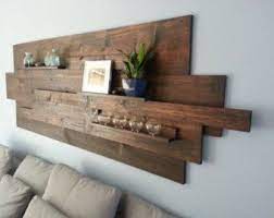Sets Of 3 Reclaimed Wood Bathroom Shelves With 6 Handmade Steel Shelf Brackets In 2021 Reclaimed Wood Wall Reclaimed Wood Wall Art Wood Wall Decor