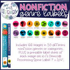 Share your label design requests with us. Nonfiction Genre Labels By Inourlibrary Teachers Pay Teachers