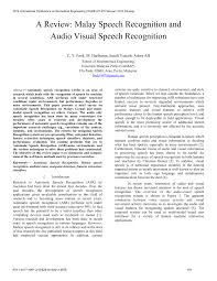 Tts en tts es tts fr tts de tts pt tts id tts tr tts in tts ru tts it tts pl tts nl tts ja tts ko tts zh. Pdf A Review Malay Speech Recognition And Audio Visual Speech Recognition