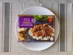 I am going to give it 5 bells because i really didn't care for the fake meat texture and flavor. Review Trader Joe S Lamb Vindaloo Shop Smart