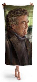 Jamie Wyeth Portrait Bath Towel by Garth Glazier