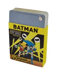 Test your knowledge to see if you know more than most! Dc Comics Batman Pop Quiz Trivia Deck Hardcover Penguin Bookshop