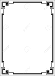4960556 Vector Decorative Frame Stock Vector Border Deco Art Jpg 956 1300 Art Deco Borders Page Borders Design Clip Art Borders