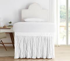 Check spelling or type a new query. White Extra Long Twin Bed Skirt Panel With Ties Extended Bedskirt Twin Xl Bedding Ideas For Dorm Room