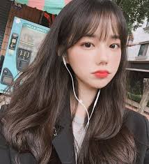 Korean Fashion Ootd On Instagram 1 2 3 4 5 6 Elly Kim Kpop Fff Lfl Korean Bangs Hairstyle Korean Beauty Girls Korean Long Hair