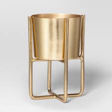 Besides good quality brands, you'll also find plenty of discounts when you shop for planter with stand during big sales. Project 62 Elevated Gold Metal Planter