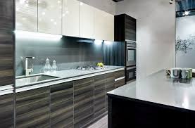 I Like The High Gloss Wood Grain Laminate Kitchen Cabinets Laminate Kitchen Gloss Kitchen Cabinets