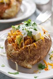 Chicken Enchilada Loaded Baked Potatoes Stuffed Baked Potatoes Baked Potato Dinner Baked Potato Recipes