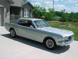 Image result for Silver Frost 1966 Mustang
