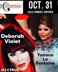 Hoy 31 de Octubre Halloween Party Underground Horror Party Con el show de  La Tatiana Fontaine & Deborah Violet ! Happy Hour Murciélago 32 Oz $5  (leiste bien) DJ CYRUS en los platos 🎧 ¡¡Cocina Abierta!!