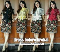 Model baju batik kombinasi terbaru polos kebaya brokat modern sifon dengan setelan rok untuk wanita. 47 Model Baju Batik Kombinasi 2 Motif Bolero Sifon Polos Brokat Trend 2021 Model Baju Muslim Kebaya Modern Model Baju Muslim Kebaya Modern