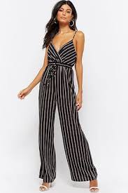Black And White Striped Romper Pants Wide Leg Striped Jumpsuit Black White Jumpsuit Jumpsuit Striped Jumpsuit