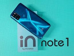 micromax in note 1 and in 1b ...