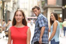 Guy Looking Back Blank Template Imgflip