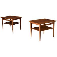 Pair Of Danish Solid Teak End Tables By Finn Juhl For France And Son End Tables Teak Side Table Side Table Design