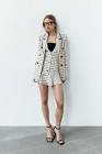 PLAID BLAZER Zara