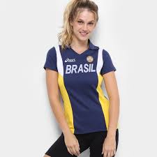 Confira as últimas notícias de seleção brasileira feminina. Camisa Volei Brasil Retro Asics Feminina Marinho Amarelo Netshoes