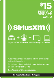 Maybe you would like to learn more about one of these? 15 Prepaid Service Card For Siriusxm Internet Radio Multicolor Siriusxm 15 Best Buy