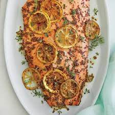 Salmon foe easter / easter lunch salmon my german. Light And Bright Easter Menu Cooking Light Honey Mustard Glaze Salmon Recipes Baked Salmon Recipes
