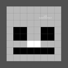 Scheletro Di Minecraft Schema Perline Da Stiro Hama Beads Facile 8x8 Schemiperline It Minecraft Perline Da Stirare Hama Beads