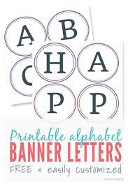 This will give you colorful letters to make banners without having to add color to each individual letter. Free Printable Banner Letters Make Easy Diy Banners And Signs