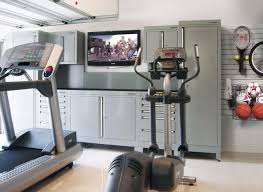 Converting your garage into a work out space can be as simple as buying the right equipment and shoving it in there. Garage With Gym Ideas Novocom Top