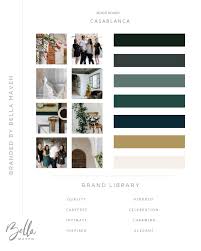 Wedding Venue Color Palette Mood Board And Branding Green Branding Web Design Studio Nature Color Palette