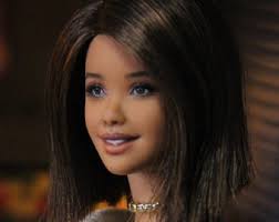 Look Barbie personalizzato bambola n. 13 Victoria testa ridipinta capelli  rossi ricci OOAK