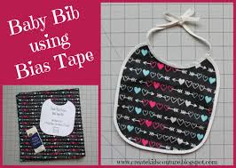 Bias knitting is nothing more than working your increases and decreases to their fullest advantage. Create Kids Couture Baby Bib With Bias Tape